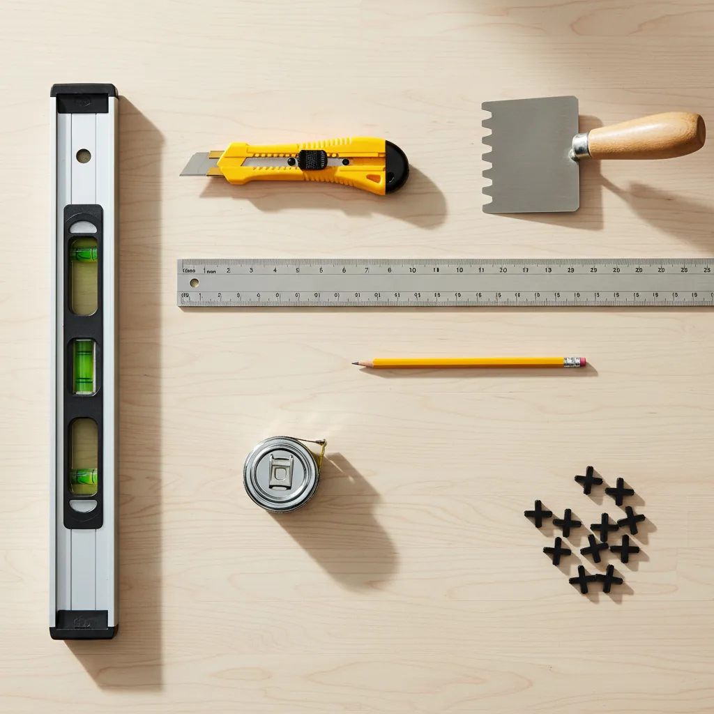 A single installer scoring and snapping an Insutile XPS tile backer board on site