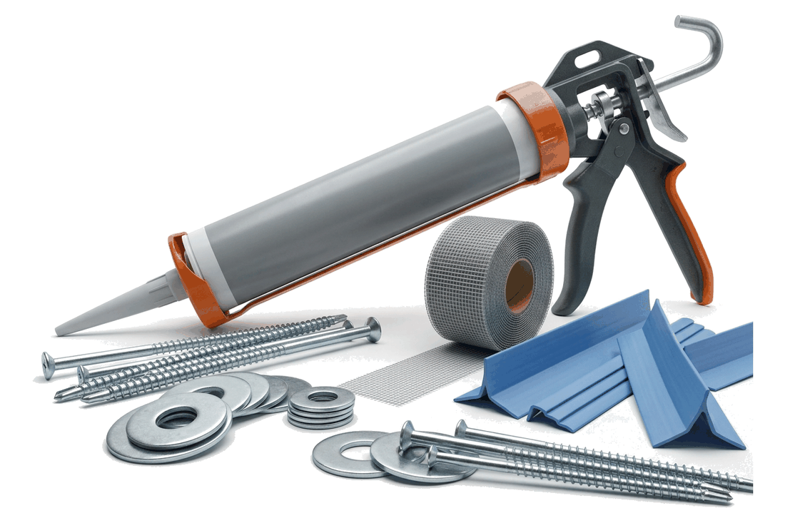 Insutile Accessories — tapes, meshes, sealants, fixings
