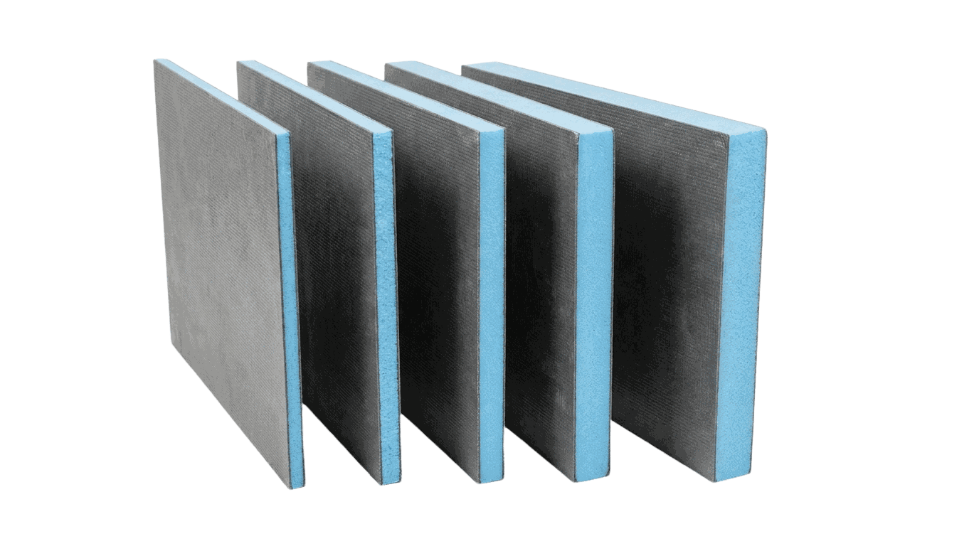 Insutile Build Board stack showing multiple thicknesses